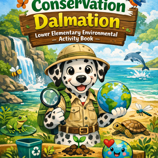 Conservation Dalmation – Lower Elementary Environmental Activity Book (Printable PDF Download)
