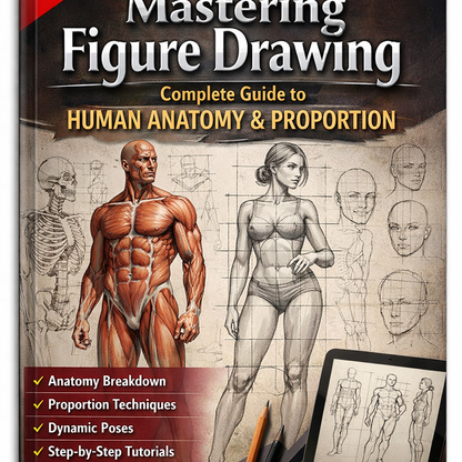 Mastering Figure Drawing – Complete Guide to Human Anatomy & Proportion (Instant PDF Download)